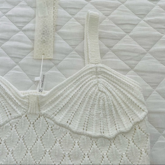 NWT Devon Windsor Atlas Dress in Off-White - Picture 7 of 15